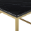 Beliani Coffee Table DELANO Black/ Gold 5