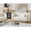 Beliani Sofa 2 Seater LOEN Boucle White 4