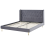 Beliani Bed Velvet FORBACH 160 x 200 cm (EU King Size) Grey 2
