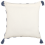 Beliani Throw Cushion JACARANDA 45 x 45 cm Cotton Blue Geometric Pattern 4