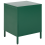 Beliani 2 Drawer Bedside Table MALAVI Metal Green 5