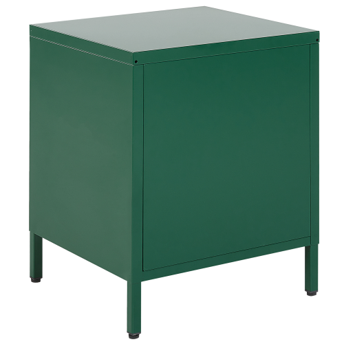 Beliani 2 Drawer Bedside Table MALAVI Metal Green 2