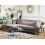 Beliani Corner Sofa 3 Seater FLEN Velvet Grey Right Hand 2