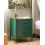Beliani 2 Drawer Bedside Table MALAVI Metal Green 2