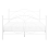 Beliani Bed Metal DINARD 140 x 200 cm (EU Double) White 6