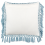 Beliani Throw Cushion PALLIDA 45 x 45 cm Cotton Blue Floral Pattern 10
