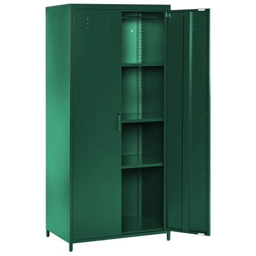 Beliani Storage Unit VARNA Metal Green 2