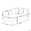 Beliani Right-Hand Chaise Longue CHEVANNES Boucle Peach Pink 3