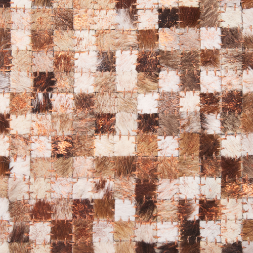 Beliani Rug TORUL Brown 160 x 230 cm Leather 2