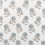 Beliani Throw Cushion PALLIDA 45 x 45 cm Cotton Blue Floral Pattern 4
