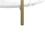 Beliani Side Table REVA White Marble 5