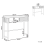 Beliani Console Table JOSE Dark Brown 3
