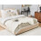 Beliani Blanket ALAZEYA 150 x 200 cm Off-White 2