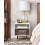 Beliani 1 Drawer Bedside Table RIFLE White 2