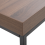 Beliani Side Table DELANO Dark Brown 5