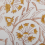 Beliani Throw Cushion AMARA Cotton 45 x 45 cm Yellow Floral Pattern 6