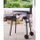 Beliani Charcoal BBQ Grill KATLA with Smoker Metal Black 2