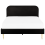 Beliani Bed Velvet FLAYAT 140 x 200 cm (EU Double) Black 4