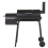 Beliani Charcoal BBQ Grill KATLA with Smoker Metal Black 5