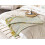 Beliani Blanket NUWAR Fabric 130 x 170 cm Yellow 2