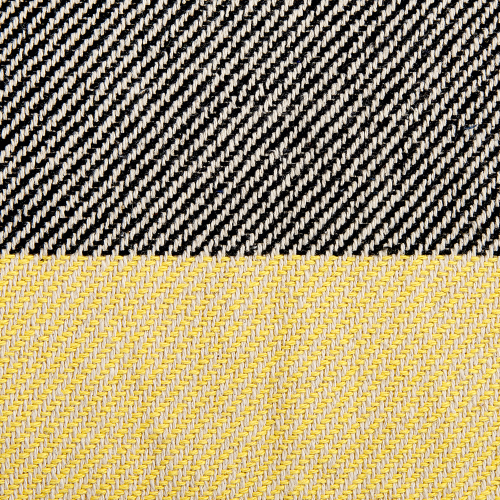 Beliani Blanket LAPU Cotton 125 x 150 cm Mustard 2