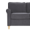 Beliani Sofa 3 Seater RONNEBY Velvet Dark Grey 8