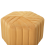 Beliani Pouffe MURIETTA Velvet Mustard 4