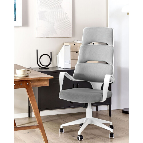 Beliani Office Chair GRANDIOSE Grey 1