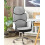 Beliani Office Chair SPLENDID Light Grey 6