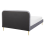 Beliani Bed Velvet FLAYAT 140 x 200 cm (EU Double) Grey 8