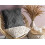 Beliani Throw Cushion PAIKA 45 x 45 cm Cotton Dark Grey Solid 2