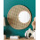 Beliani Wall Mirror PALAU 60 cm 60 cm Rattan Natural 2