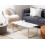 Beliani Coffee Table EMPORIA Tempered Glass Marble/Gold 2