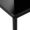Beliani Console Table DELANO Tempered Glass Black 5