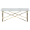 Beliani Coffee Table EMPORIA Tempered Glass Marble/Gold 6