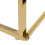 Beliani Coffee Table EMPORIA Tempered Glass Marble/Gold 8