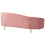 Beliani Sofa 2 Seater SAVAR Velvet Pink 5