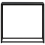 Beliani Console Table DELANO Tempered Glass Black 4