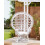 Beliani Peacock Chair EMMANUELLE Rattan White 2