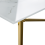Beliani Coffee Table EMPORIA Tempered Glass Marble/Gold 7
