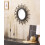 Beliani Wall Mirror TELAKIA 60 cm 60 cm Rattan Black 2
