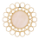 Beliani Wall Mirror BABAI 60 cm 60 cm Rattan Natural 4