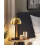 Beliani Table Lamp SENETTE Metal Black/ Gold 2
