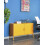Beliani Storage Unit URIA Metal Yellow 2