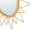 Beliani Wall Mirror AROEK 61 cm 61 cm Rattan Natural 5