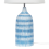 Beliani Table Lamp GEORGINA Ceramic Blue 5