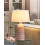 Beliani Table Lamp ZARIMA Ceramic Pink 2