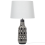 Beliani Table Lamp SHEBELLE Ceramic Black 4