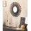 Beliani Wall Mirror TAGOLU 60 cm 60 cm Rattan Black 2