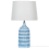 Beliani Table Lamp GEORGINA Ceramic Blue 4